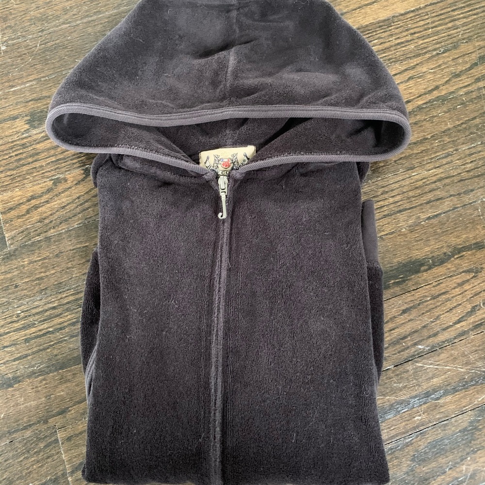 Black Juicy Couture zip up